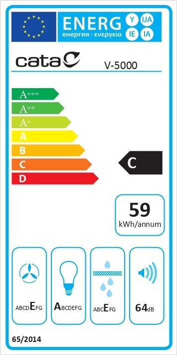 CATA Hood V-5000 X Chimney kaina ir informacija | Gartraukiai | pigu.lt