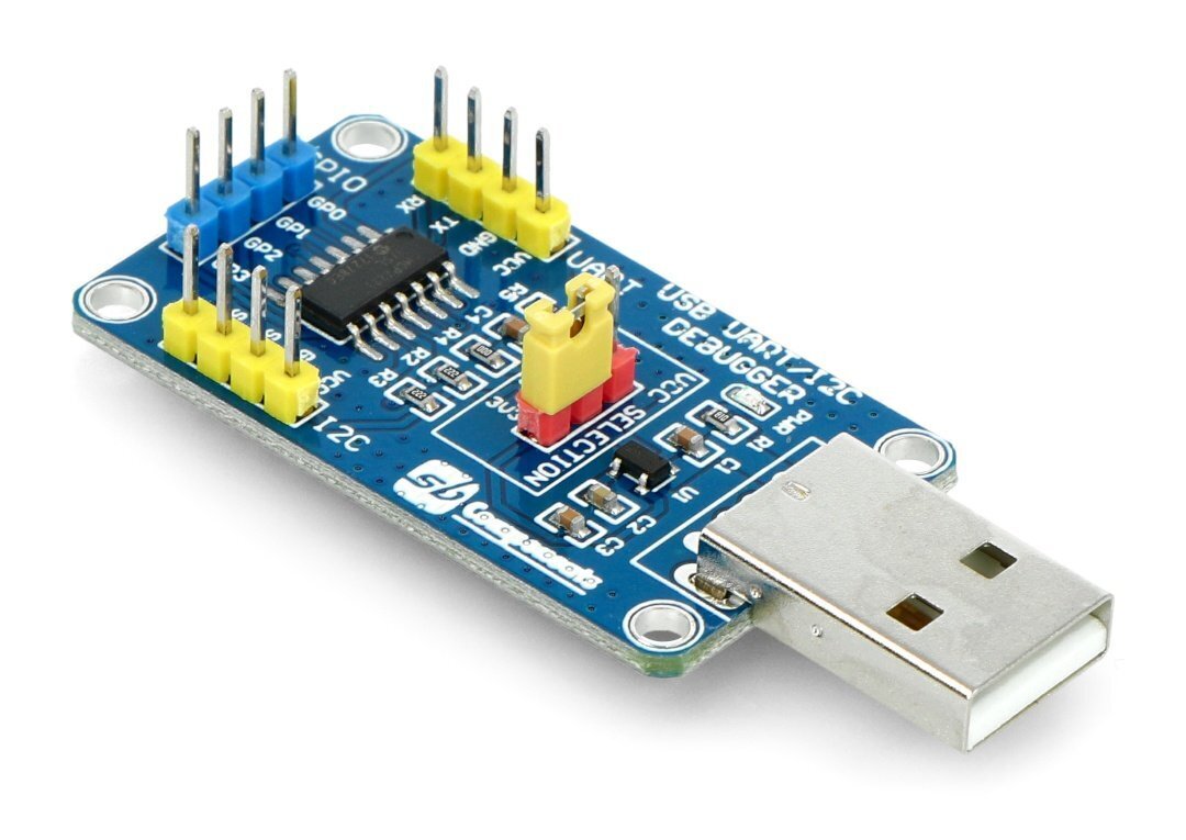 USB UART/I2C keitiklis MCP2221 - USB kištukas - SB komponentai SKU21246  цена | pigu.lt