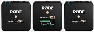 Mikrofonas Rode Wireless Go II, juodas kaina ir informacija | Mikrofonai | pigu.lt