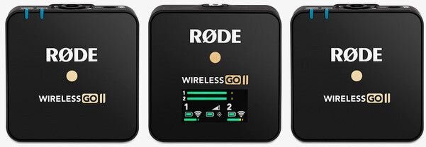 Mikrofonas Rode Wireless Go II, juodas цена и информация | Mikrofonai | pigu.lt