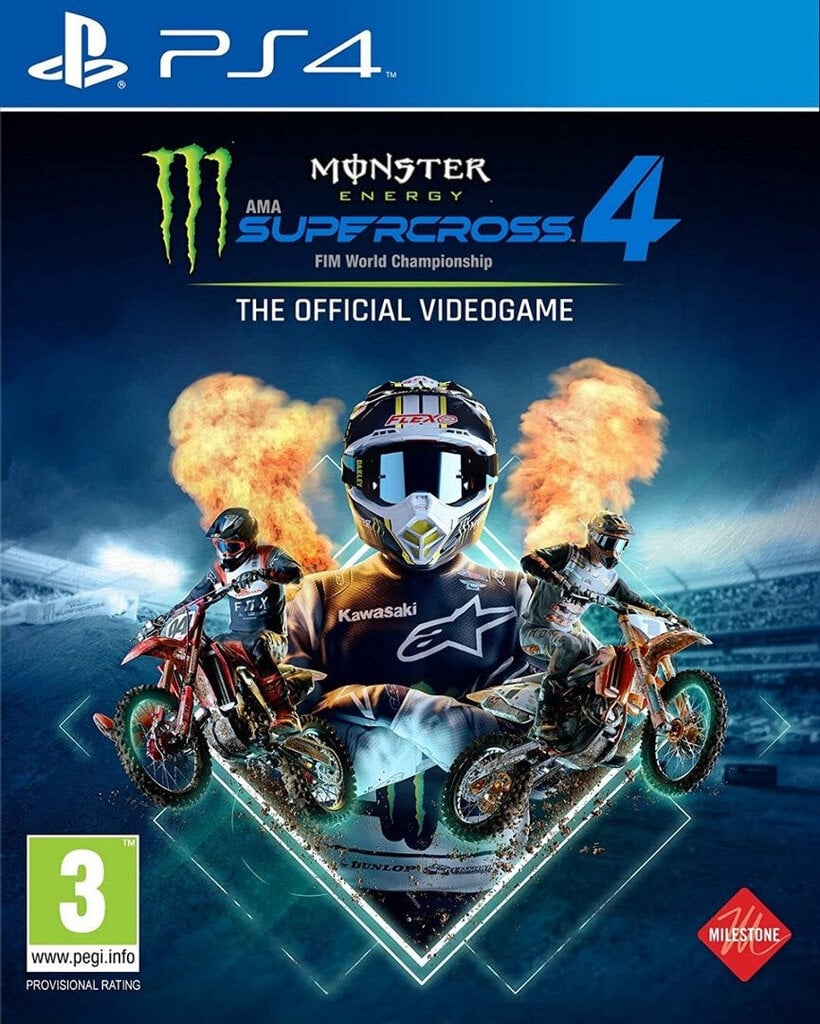 Monster Energy Supercross 4 PS4 kaina ir informacija | Kompiuteriniai žaidimai | pigu.lt