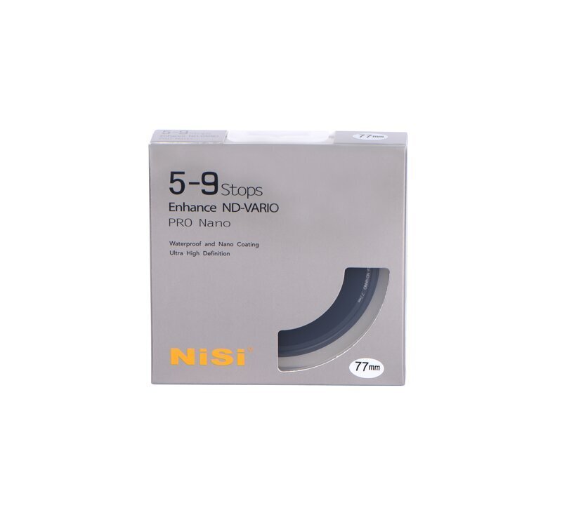 Filtras Nisi, ND-Vario, 5-9 Stops Pro Nano, 62mm цена и информация | Filtrai objektyvams | pigu.lt