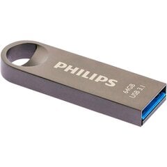 USB laikmena Philips, 3.1, 64GB Moon kaina ir informacija | Philips Duomenų laikmenos | pigu.lt