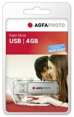 AgfaPhoto FlashDrive USB 2.0 4GB kaina ir informacija | USB laikmenos | pigu.lt