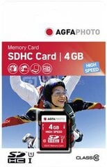 AgfaPhoto SDHC 4GB цена и информация | AgfaPhoto Мобильные телефоны, Фото и Видео | pigu.lt