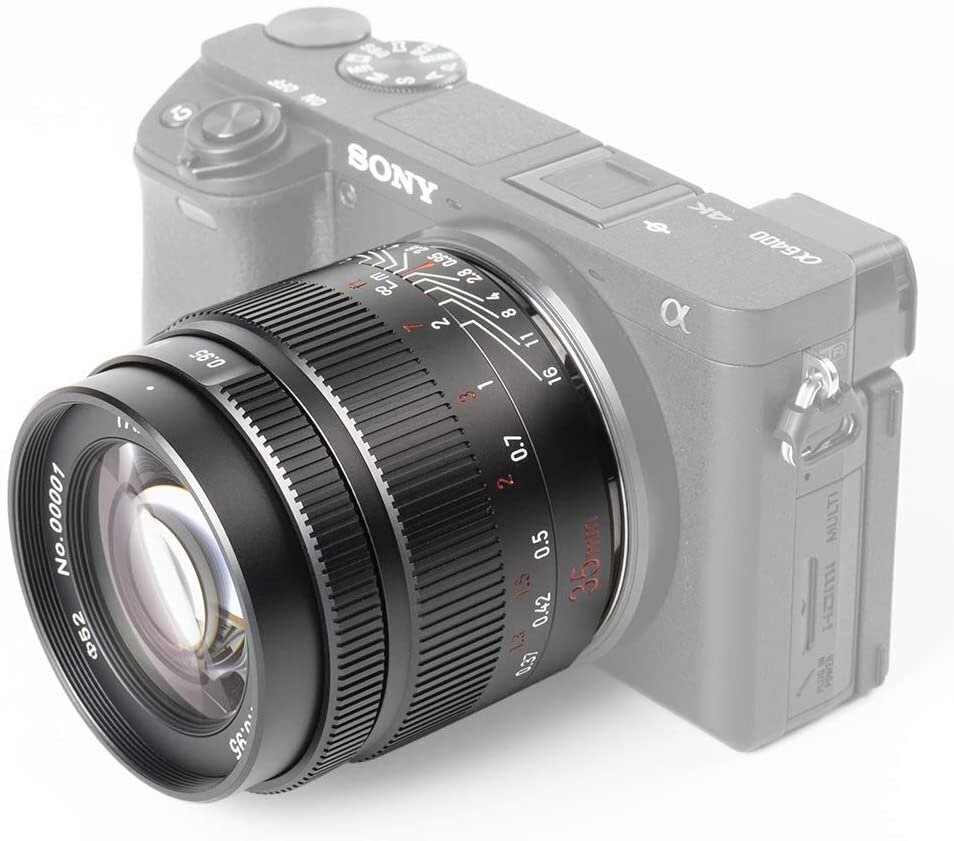 Sony E mount 7Artisans 35mm F0,95 kaina ir informacija | Objektyvai | pigu.lt