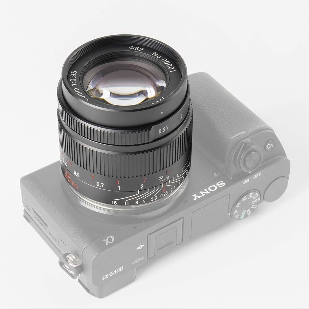 Sony E mount 7Artisans 35mm F0,95 kaina ir informacija | Objektyvai | pigu.lt