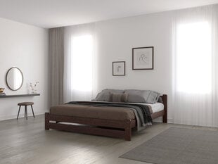 Кровать Karolina 160x200 цвет ореха цена и информация | Кровати | pigu.lt