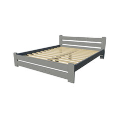 Кровать Karolina 160x200, серый цена и информация | Кровати | pigu.lt
