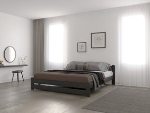 Кровать Karolina 160x200, графит мокрый цена и информация | Кровати | pigu.lt