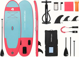 Надувная доска для весла Retrospec Nano SL 8, Starfish цена и информация | SUP доски, водные лыжи, водные аттракционы | pigu.lt