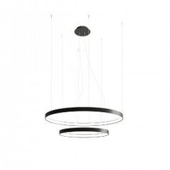 Chandelier RIO 3 55/78/110 black 3000K THORO TH.138 цена и информация | Люстры | pigu.lt