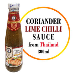 Kalendros laimo čili padažas, Coriander Lime Chilli Sauce, Thai Dancer, 300ml. kaina ir informacija | Padažai | pigu.lt