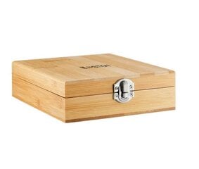 Ambition vyno aksesuarų rinkinys bambukinėje dėžutėje Bolero, 4 vnt. kaina ir informacija | Virtuvės įrankiai | pigu.lt