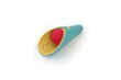 Smėlio žaislai Cuppi su kamuoliuku - Geltona/šviesiai mėlyna, Quut 172970 kaina ir informacija | Vandens, smėlio ir paplūdimio žaislai | pigu.lt