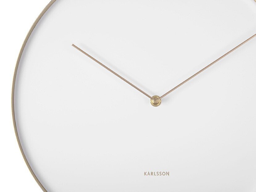 Sieninis laikrodis - Švytuoklė, baltas kaina ir informacija | Laikrodžiai | pigu.lt
