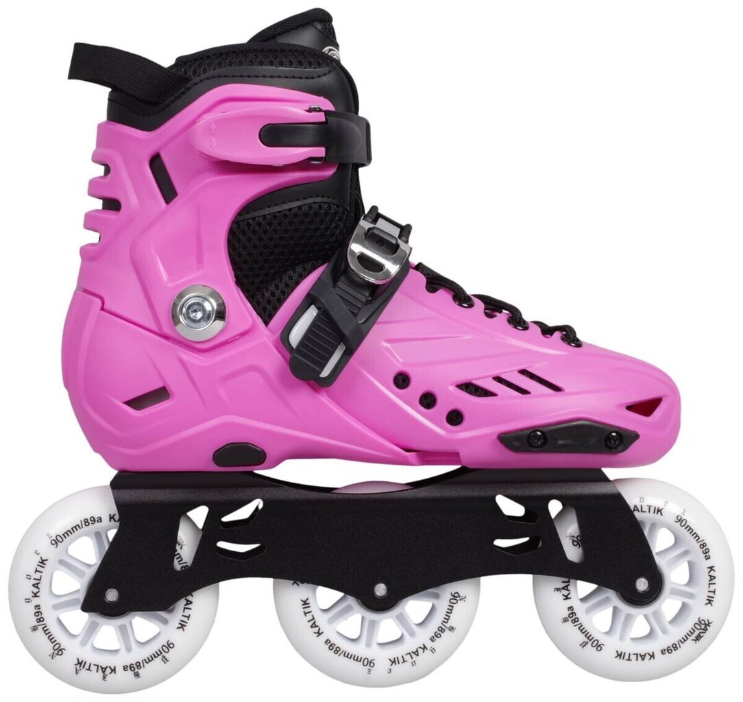 Riedučiai Kaltik K Skate Pink Tri 90mm Kids Freeskates, Pink kaina ir informacija | Riedučiai | pigu.lt