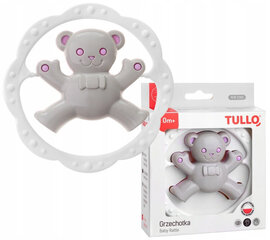 Погремушка Медведь Серо-Розовая /163/ цена и информация | Игрушки для малышей | pigu.lt