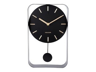 Sieninis laikrodis - Maža žavinga švytuoklė, juodas kaina ir informacija | Laikrodžiai | pigu.lt