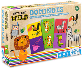 Domino žaidimas Laukiniai Gyvūnai kaina ir informacija | Lavinamieji žaislai | pigu.lt