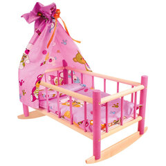 Деревянная Кроватка Для Кукол цена и информация | Игрушки для девочек | pigu.lt