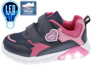 Кроссовки светящиеся для девочек Beppi 2186050 цена и информация | Детская спортивная обувь | pigu.lt