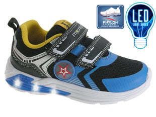 Sportiniai šviečiantys bateliai berniukams Beppi 2188760, mėlyni/pilki kaina ir informacija | Sportiniai batai vaikams | pigu.lt