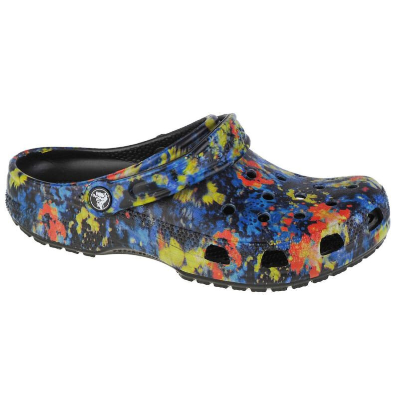 Šlepetės moterims Crocs Classic Tie-Dye Graphic Clog W 205453-4SW kaina ir informacija | Šlepetės moterims | pigu.lt