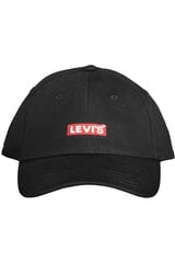 Kepurė vyrams Levi`s Hat Men 234080-0006, juoda kaina ir informacija | Vyriški šalikai, kepurės, pirštinės | pigu.lt