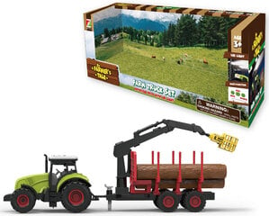 Трактор С Прицепом Со Звуком И Светом цена и информация | Игрушки для мальчиков | pigu.lt