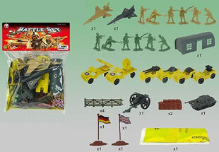 Военный Комплект С Автомобилем цена и информация | Игрушки для мальчиков | pigu.lt