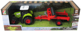 Traktorius su priekaba su garsu ir šviesa kaina ir informacija | Žaislai berniukams | pigu.lt