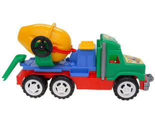 Vaikiškas automobilis - betono maišyklė, su mėlynu būgnu kaina ir informacija | Žaislai berniukams | pigu.lt