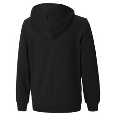 Laisvalaikio džemperis berniukams Puma Alpha Full-Zip Hoodie TR B Puma Black - 58589301, juodos spalvos kaina ir informacija | Megztiniai, bluzonai, švarkai berniukams | pigu.lt