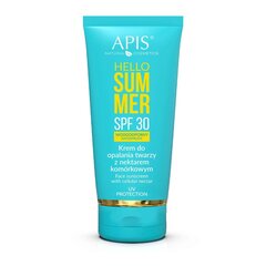 Водостойкий крем для лица с SPF30 Apis Hello Summer Sunscreen Face, 50 мл цена и информация | Кремы от загара | pigu.lt
