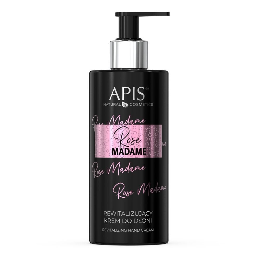 Atgaivinantis rankų kremas Apis Rose Madame Revitalizing Hand Cream, 300ml цена и информация | Kūno kremai, losjonai | pigu.lt