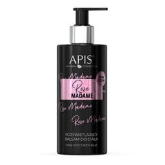 Šviesinantis kūno losjonas Apis Rose Madame Shine Effect Body Balm, 300ml kaina ir informacija | Kūno kremai, losjonai | pigu.lt