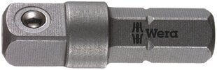 Adapteris galvutėms 1/4"-1/4" 25mm 870/1, 136000 Wera цена и информация | Механические инструменты | pigu.lt