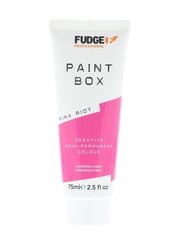 Pusiau ilgalaikiai plaukų dažai Fudge Paintbox Creative Semi-Permanent Colour Pink Riot, 75ml kaina ir informacija | Plaukų dažai | pigu.lt