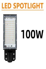 100W LED prožektorius AC 180-240V kaina ir informacija | Lauko šviestuvai | pigu.lt