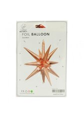 Folinis, rausvas balionas "Žvaigždė 3D" kaina ir informacija | Balionai | pigu.lt