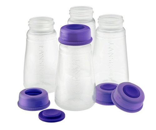 Plastikiniai buteliai pienui Lansinoh, 4 vnt kaina ir informacija | Buteliukai kūdikiams ir jų priedai | pigu.lt
