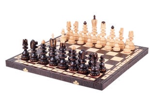 Šachmatų lenta su romėniškomis šachmatų figūrėlėmis kaina ir informacija | Stalo žaidimai, galvosūkiai | pigu.lt