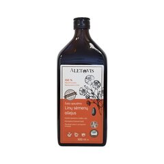 Linų sėmenų aliejus 500ml. kaina ir informacija | Aliejus, actas | pigu.lt