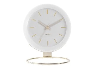 Настольные часы-глобус, белые, 21 см цена и информация | Часы | pigu.lt