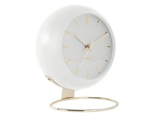 Настольные часы-глобус, белые, 21 см цена и информация | Часы | pigu.lt