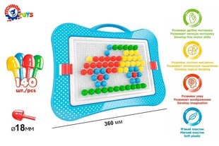 Игра Мозаика 140 деталей Technok 3381 цена и информация | Развивающие игрушки | pigu.lt