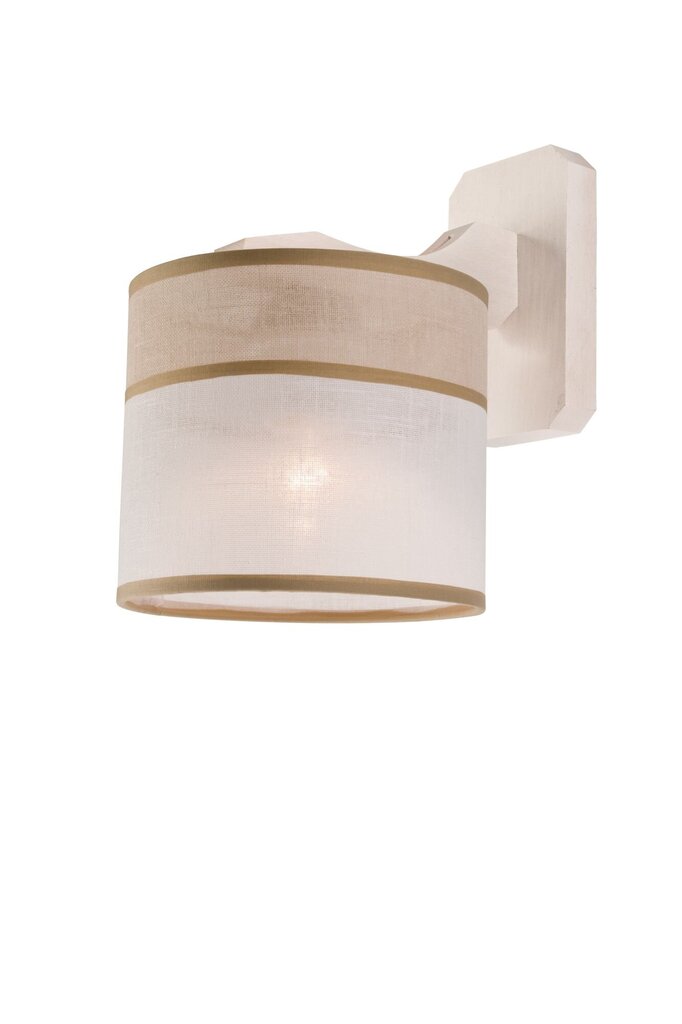 Klasikinis, sieninis šviestuvas Andrea su gaubtu, baltos spalvos цена и информация | Sieniniai šviestuvai | pigu.lt