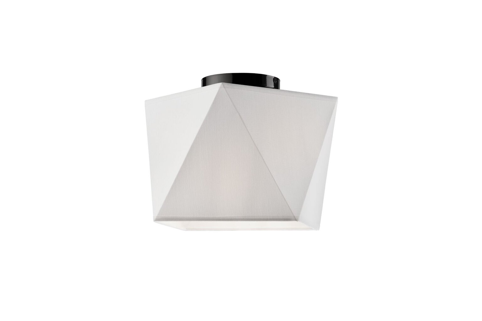 Modernus lubinis šviestuvas Carla su rombo formos gaubtu, baltas kaina ir informacija | Lubiniai šviestuvai | pigu.lt