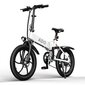 Elektrinis dviratis ADO A20 Plusw, 20", baltas kaina ir informacija | Elektriniai dviračiai | pigu.lt